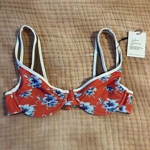 Acacia Swimwear Striped Bikini Top